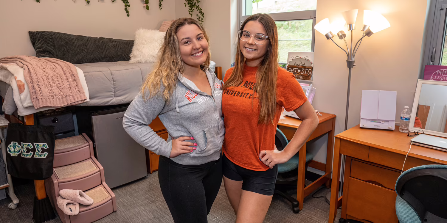 Roommates in their dorm room